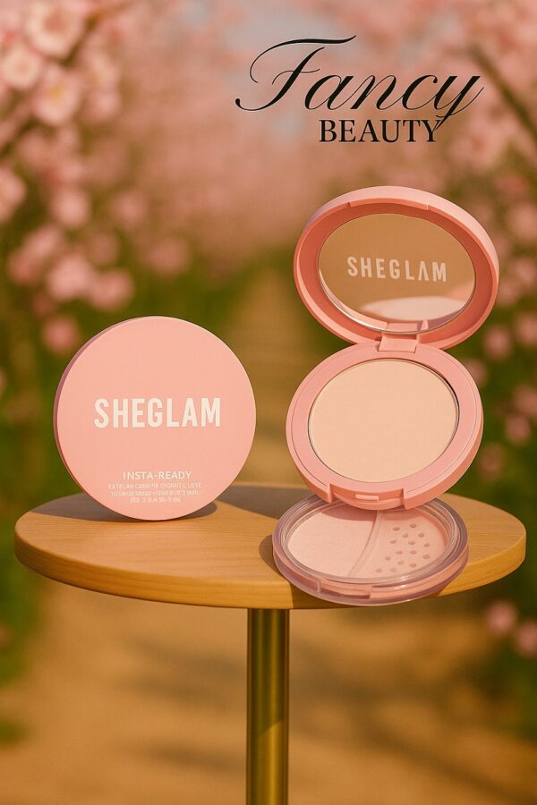 Fancy Beauty Cosmetic - FACE & UNDER Eye Setting Powder Duo (Bubblegum)