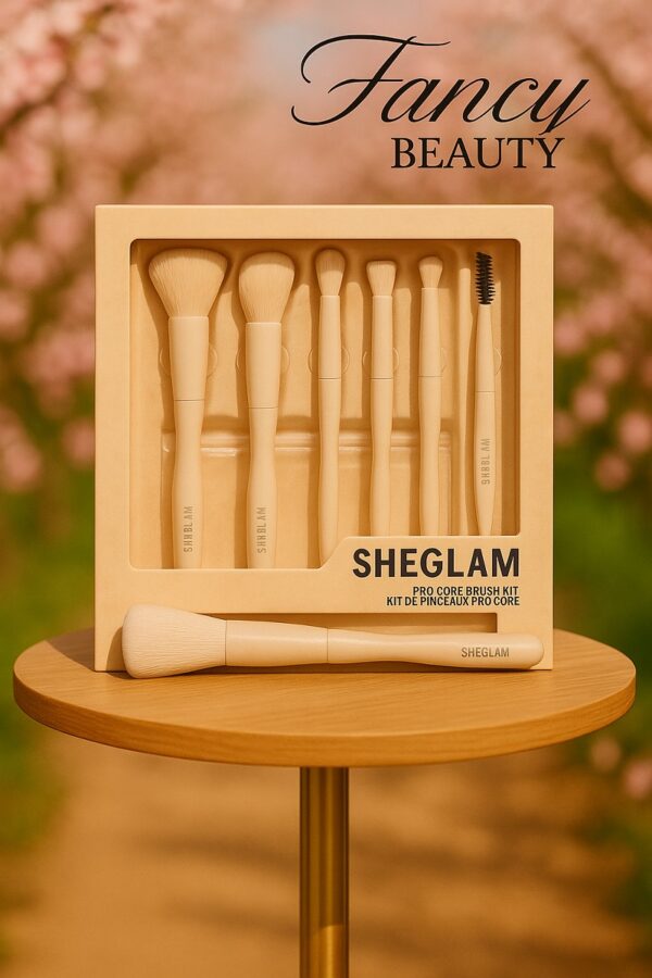 Fancy Beauty Cosmetic - brush kit -pro core brush kit ( 6 pcs eyes and face)