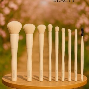 Fancy Beauty Cosmetic - brush kit -pro core brush kit ( 8 pcs eyes and face)