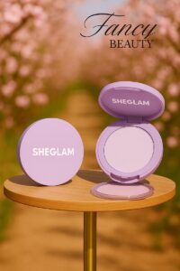 Fancy Beauty Cosmetic - FACE & UNDER Eye Setting Powder Duo (taro)