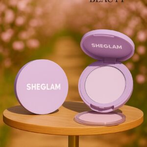 Fancy Beauty Cosmetic - FACE & UNDER Eye Setting Powder Duo (taro)